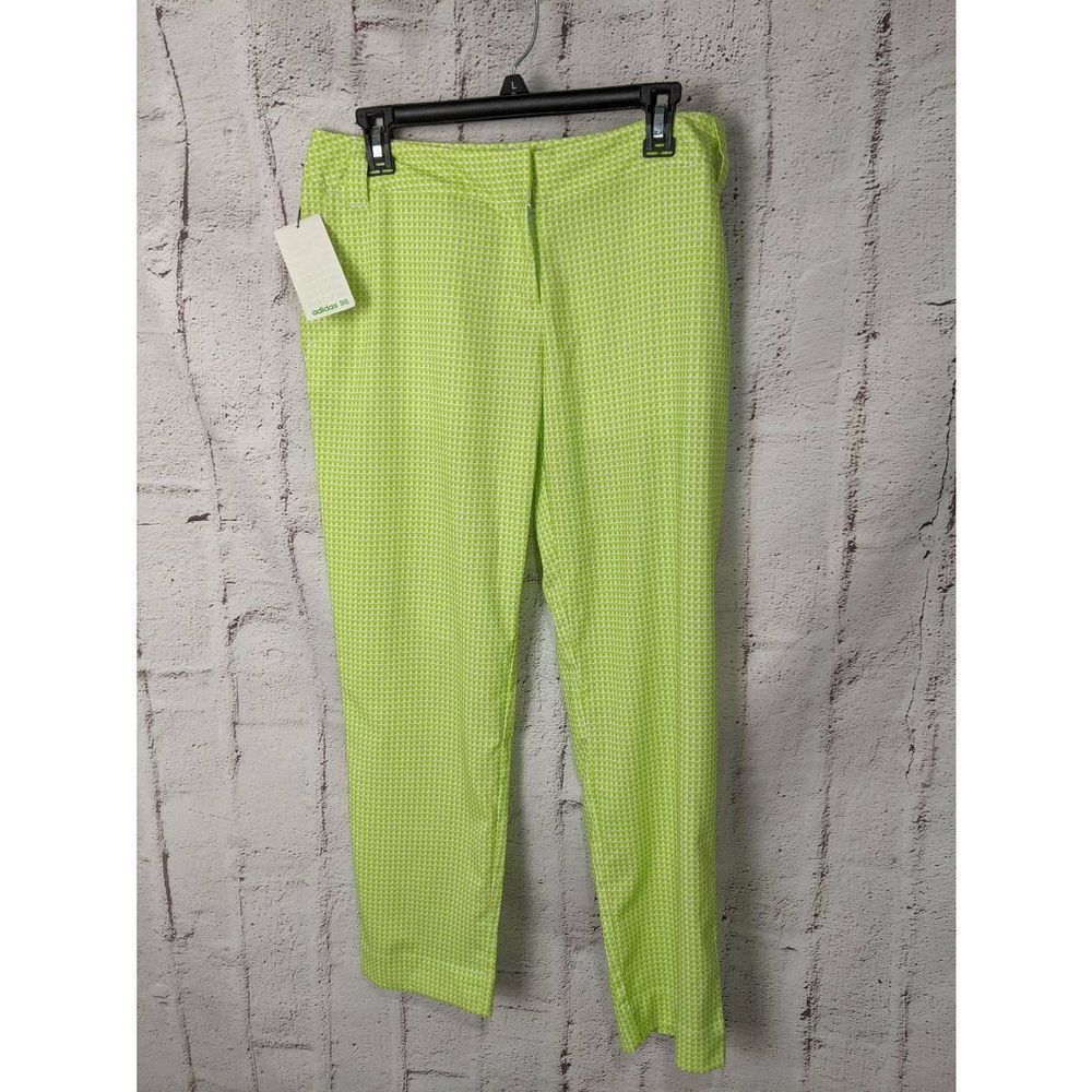 Adidas Golf Womens Ankle 7/8 Length Pant Trace Green Sz 6 NWT - 27" INSEAM